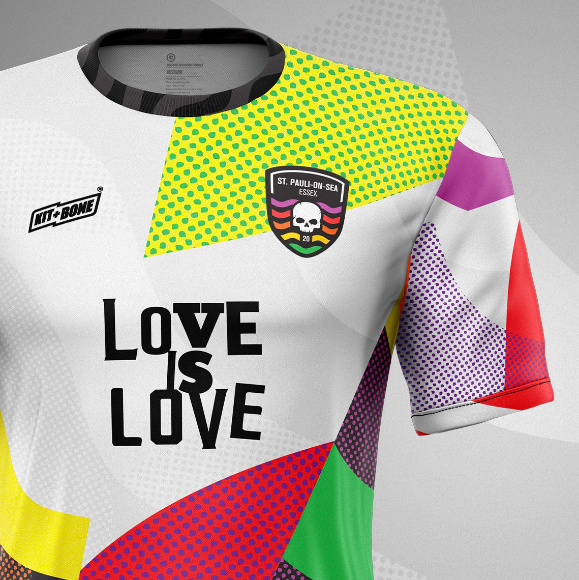 Saturday Shout-Out: St Pauli on-Sea's “Love is Love” Jersey by and Bone – Sartorial Soccer